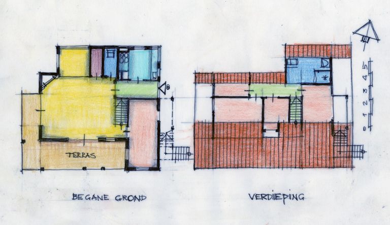 Floor plan of De Roode Pan